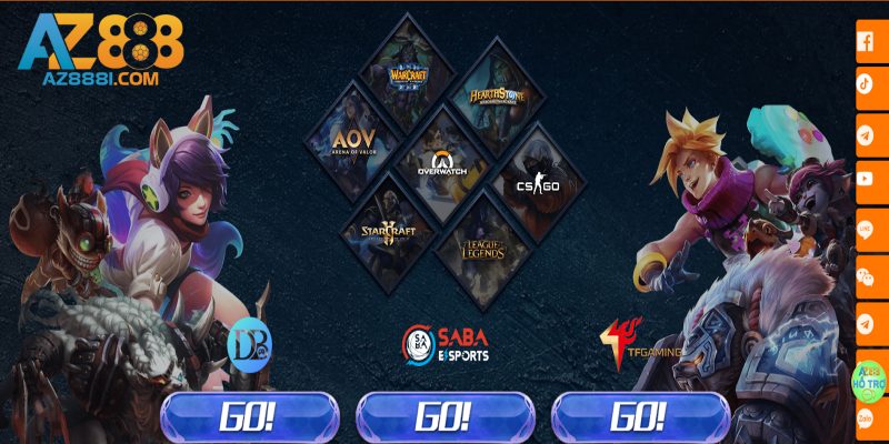 AZ888 58 Cá cược Esport AZ888 mới lạ và hấp dẫn